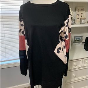 Leopard print tunic